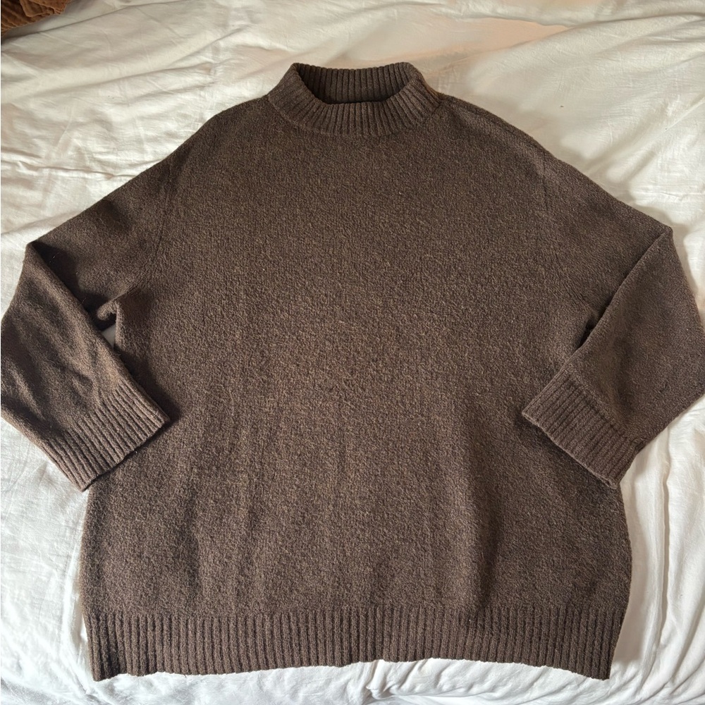 Jenni Kayne Chocolate Crewneck Sweater